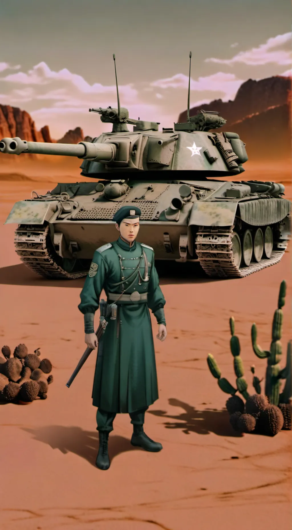 ai character: командир  background