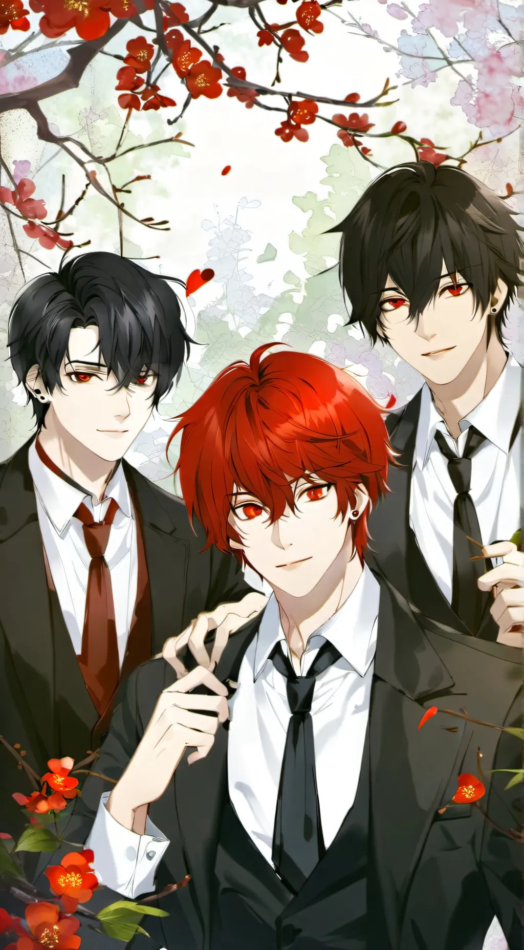 ai character: alex, kai , Blake  background