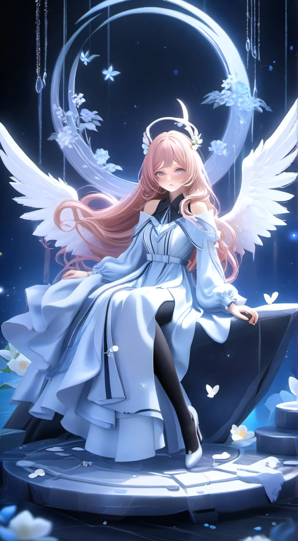 ai character: Luna background