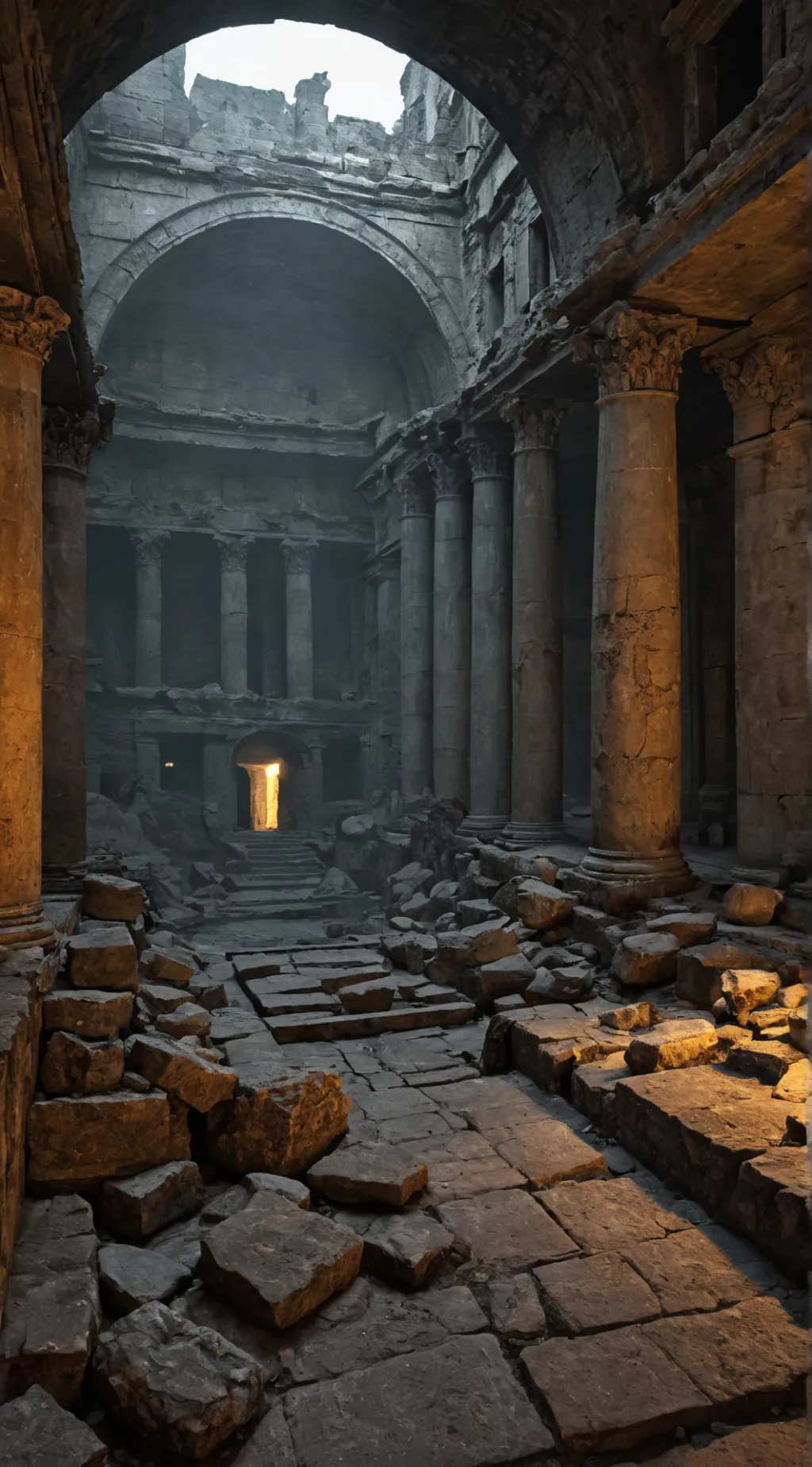 ai character: Lost city 1 background