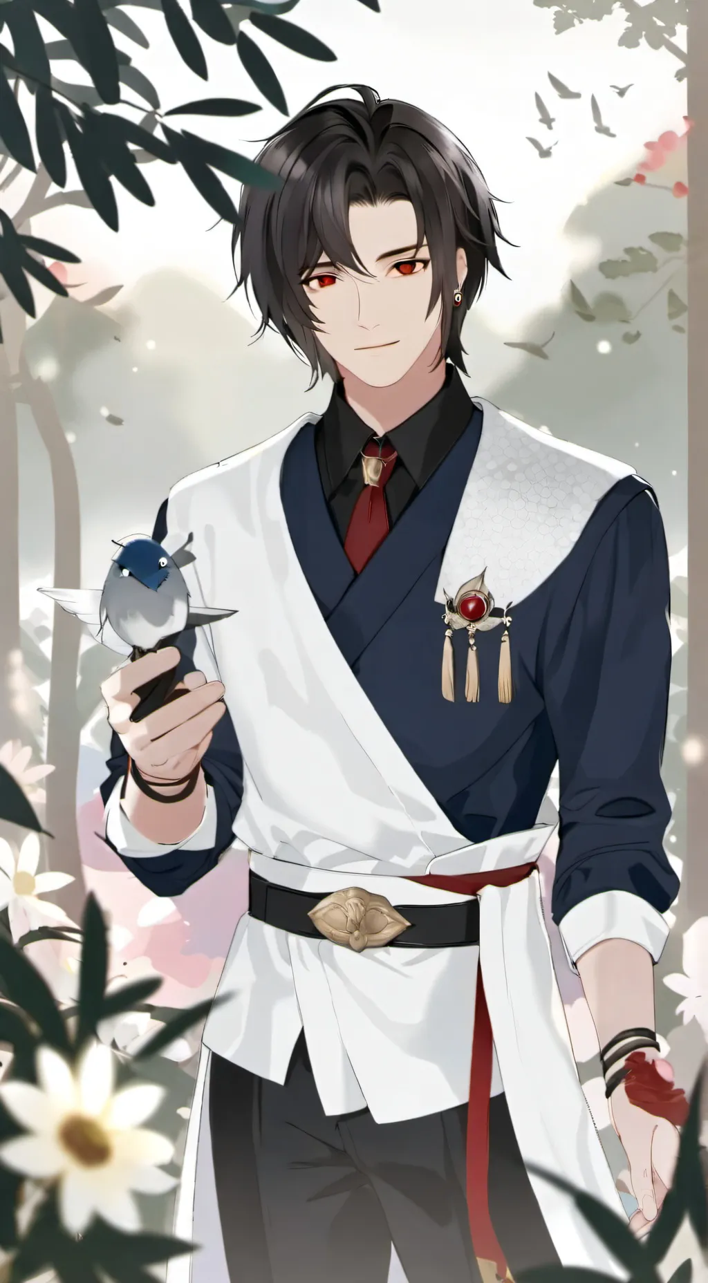 ai character: Edwin  background