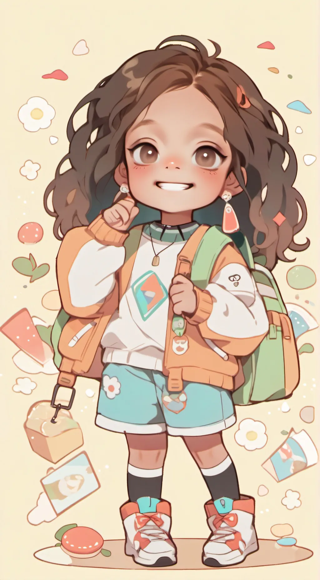 ai character: kk background