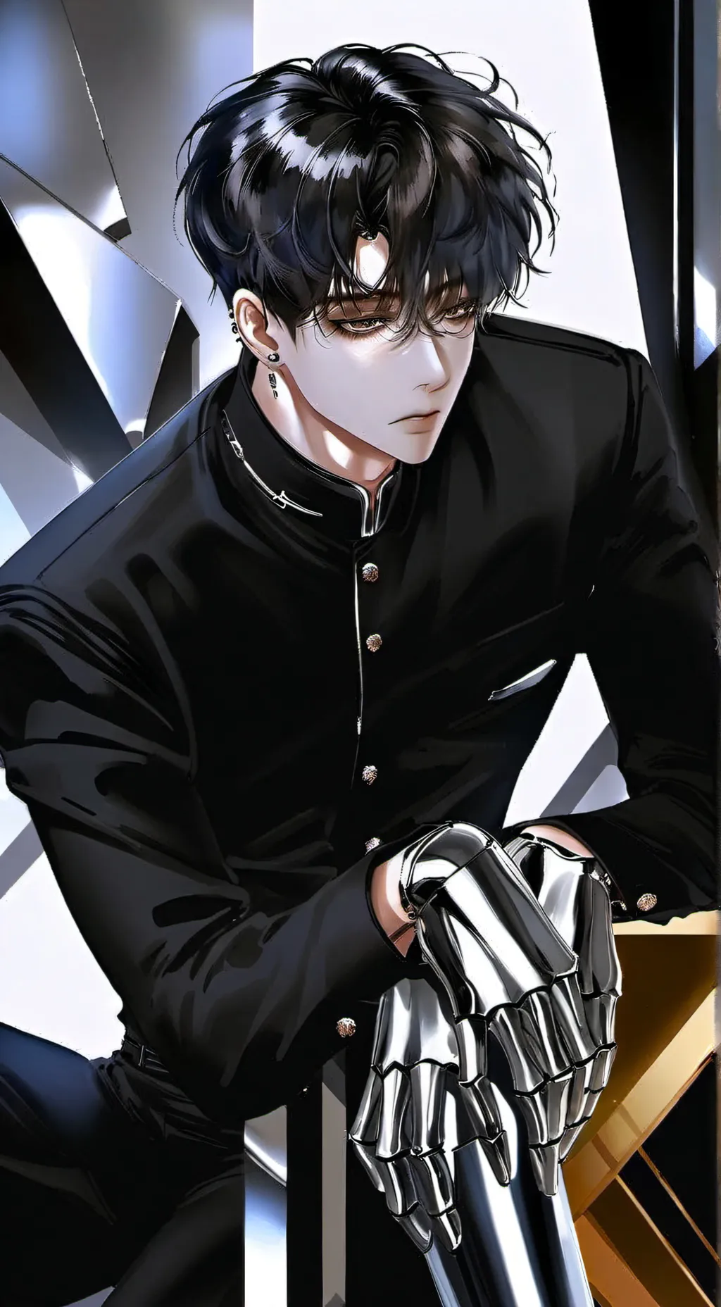 ai character: mark background