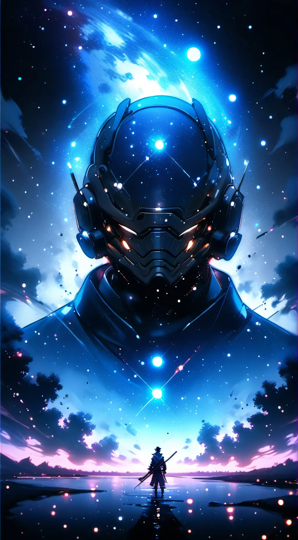 ai character: Galactic Being background