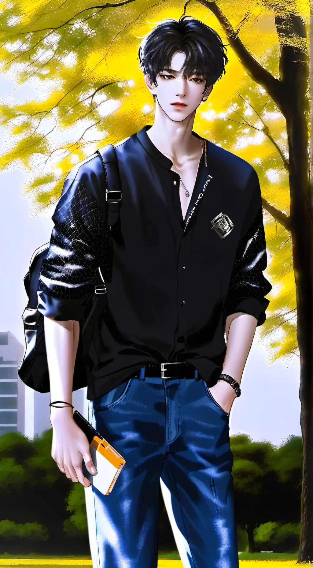 ai character: •|▪︎~Jack~▪︎|• background