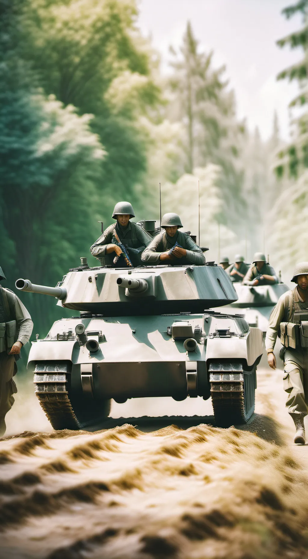 ai character: Guerra in ucraina. background