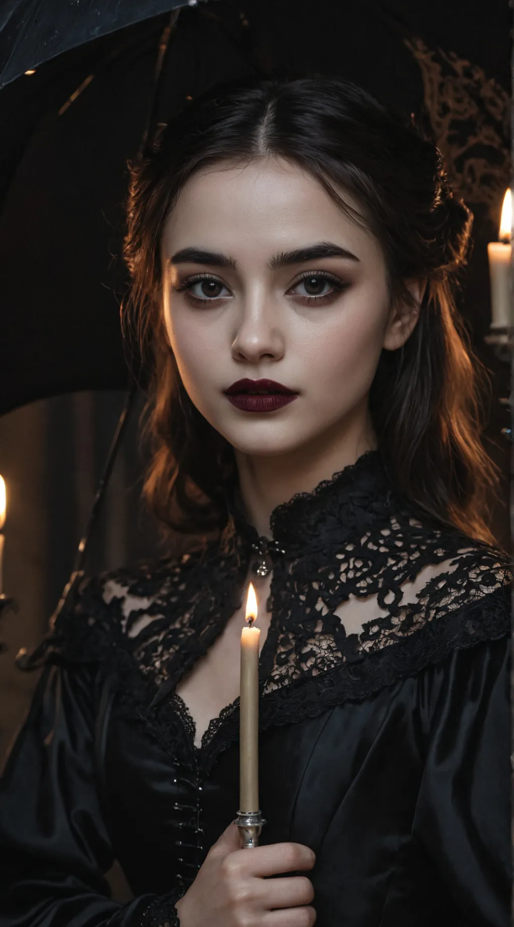 ai character: Wednesday Addams background