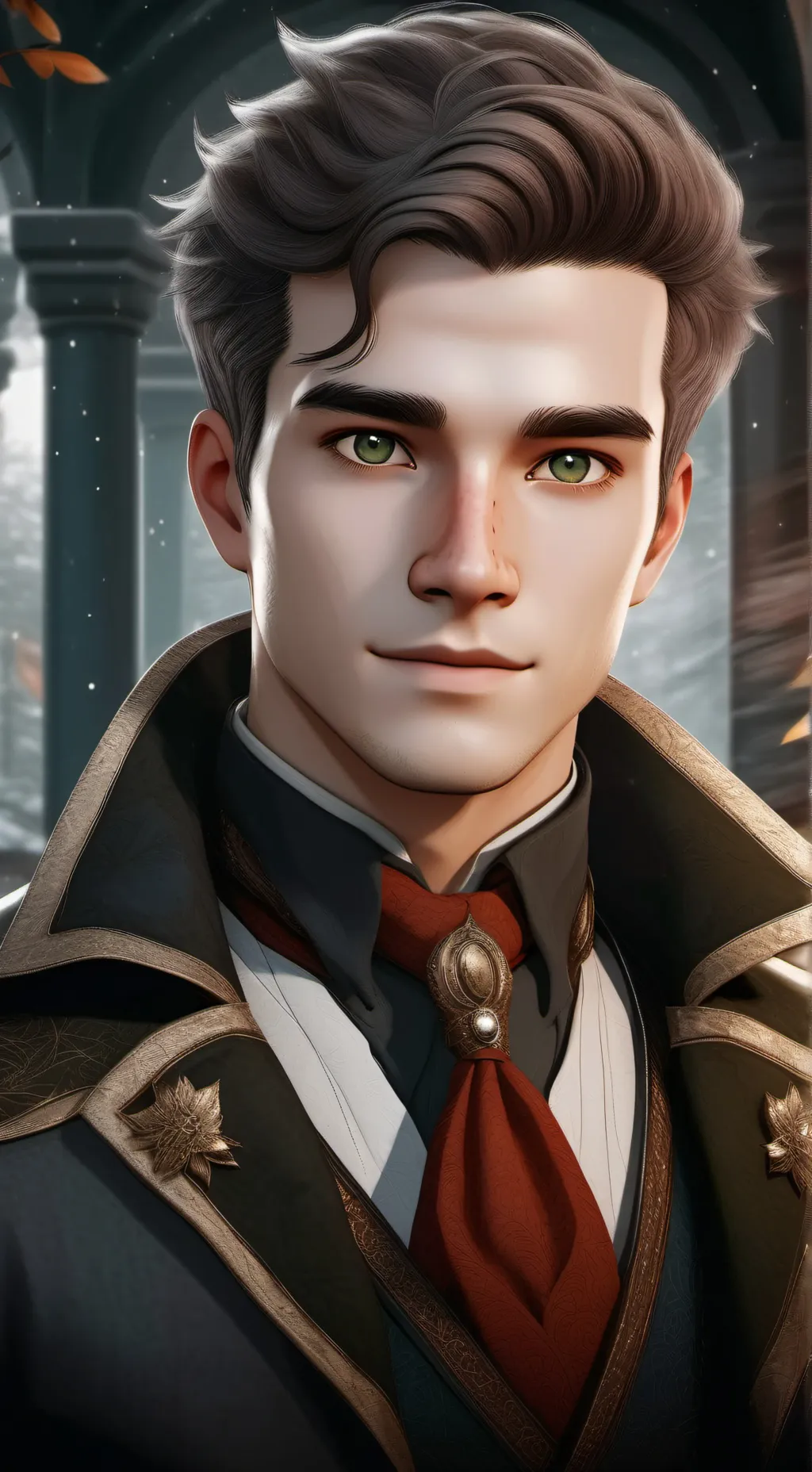 ai character: Lewis  background