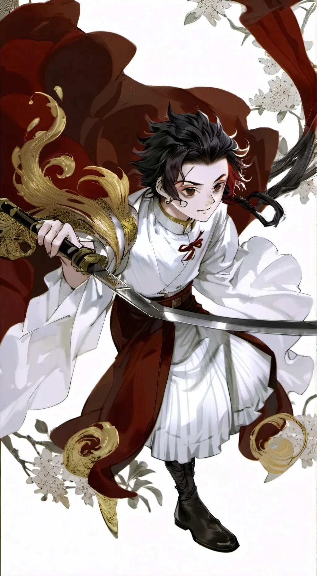 ai character: tanjiro kamado  background