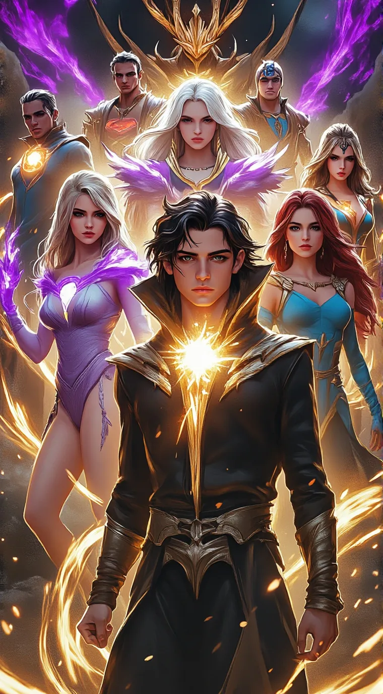 ai character: Superhero background