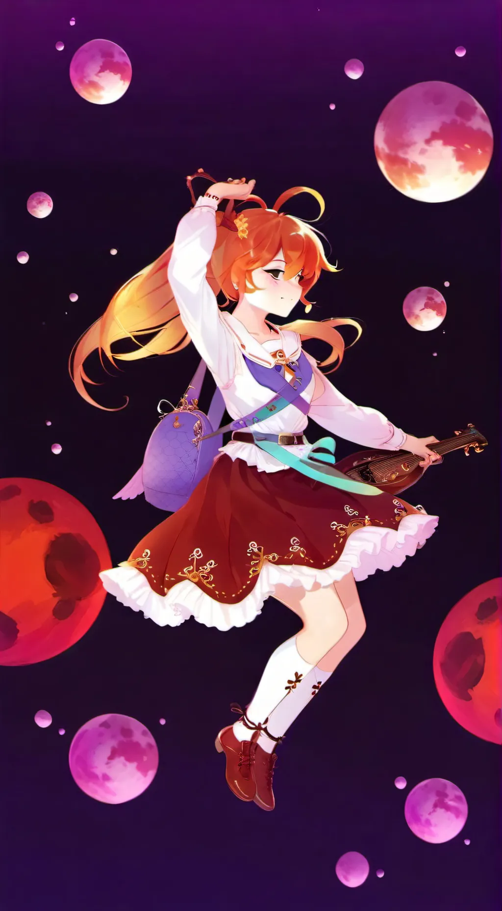 ai character: mars-chan background