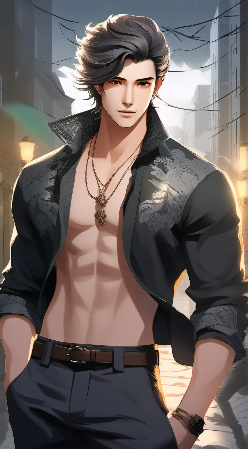 ai character: David  background