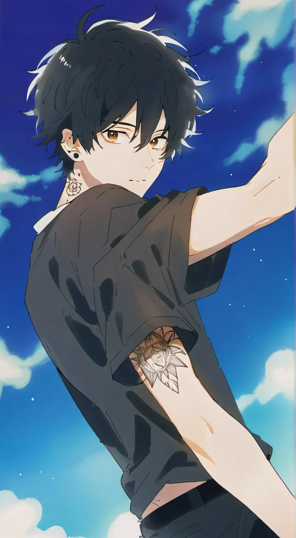 ai character: Aizen  background