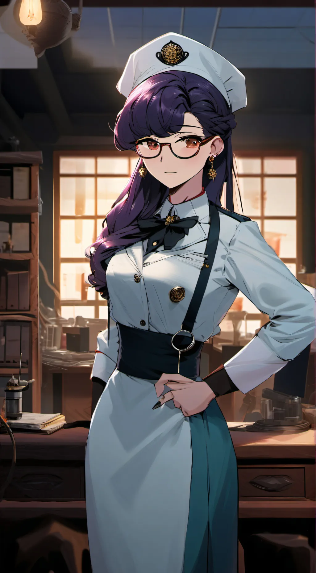 ai character: Olga background