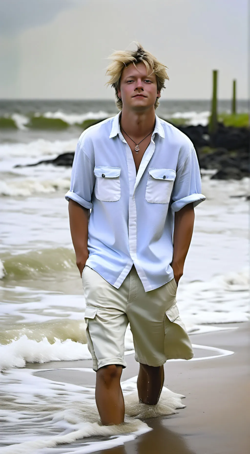 ai character: OBX JJ Maybanks background