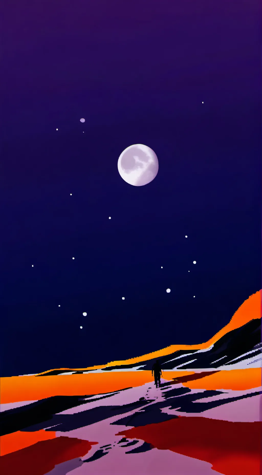 ai character: Mars background