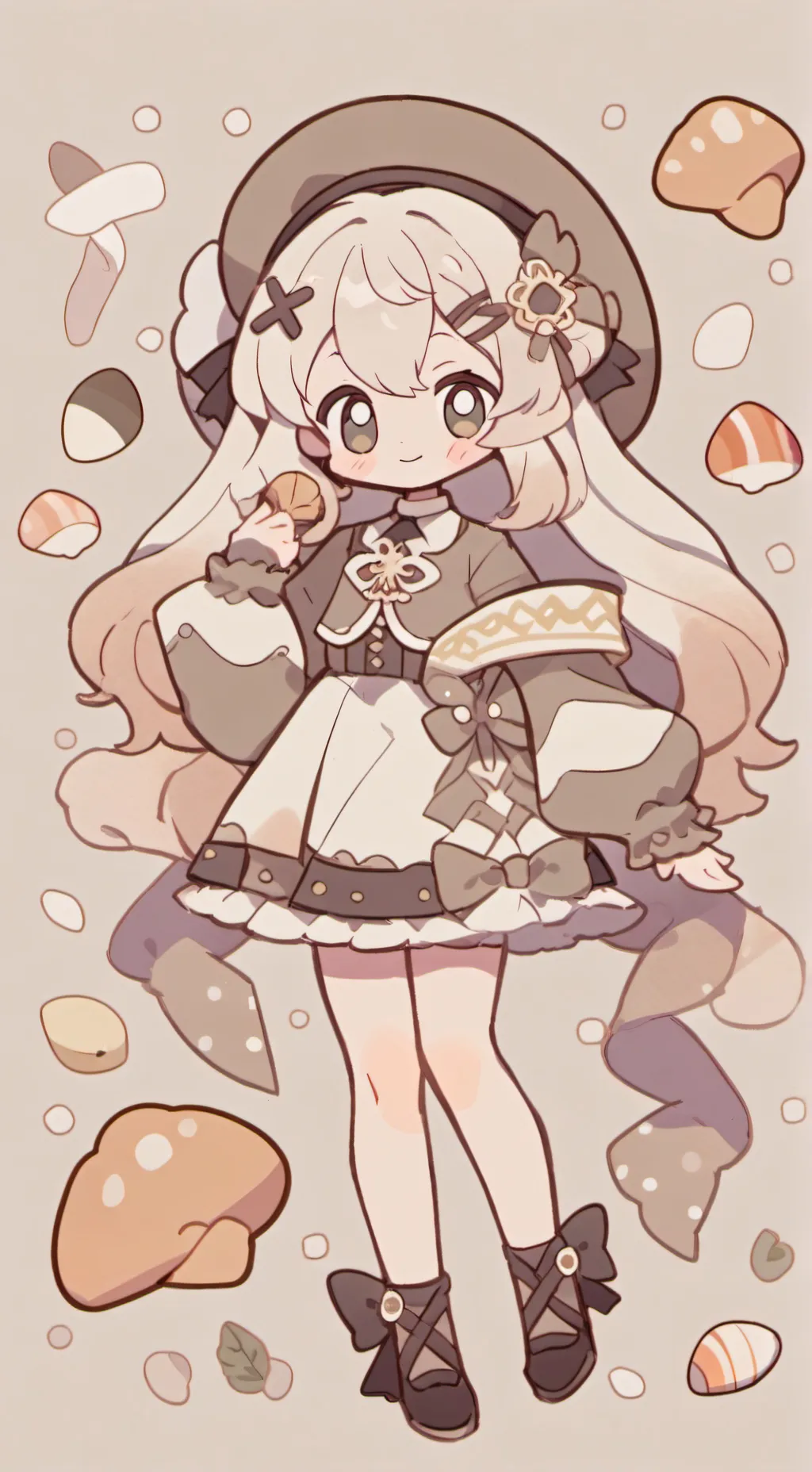 ai character: Shelly x sharp  background