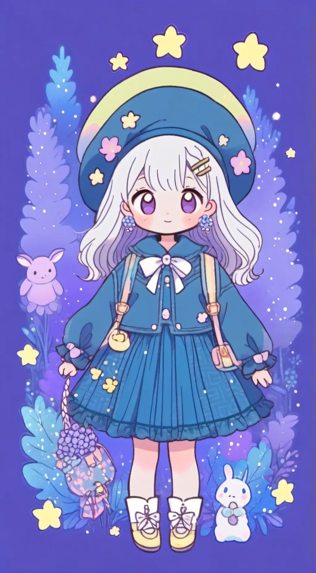 ai character: the colors background