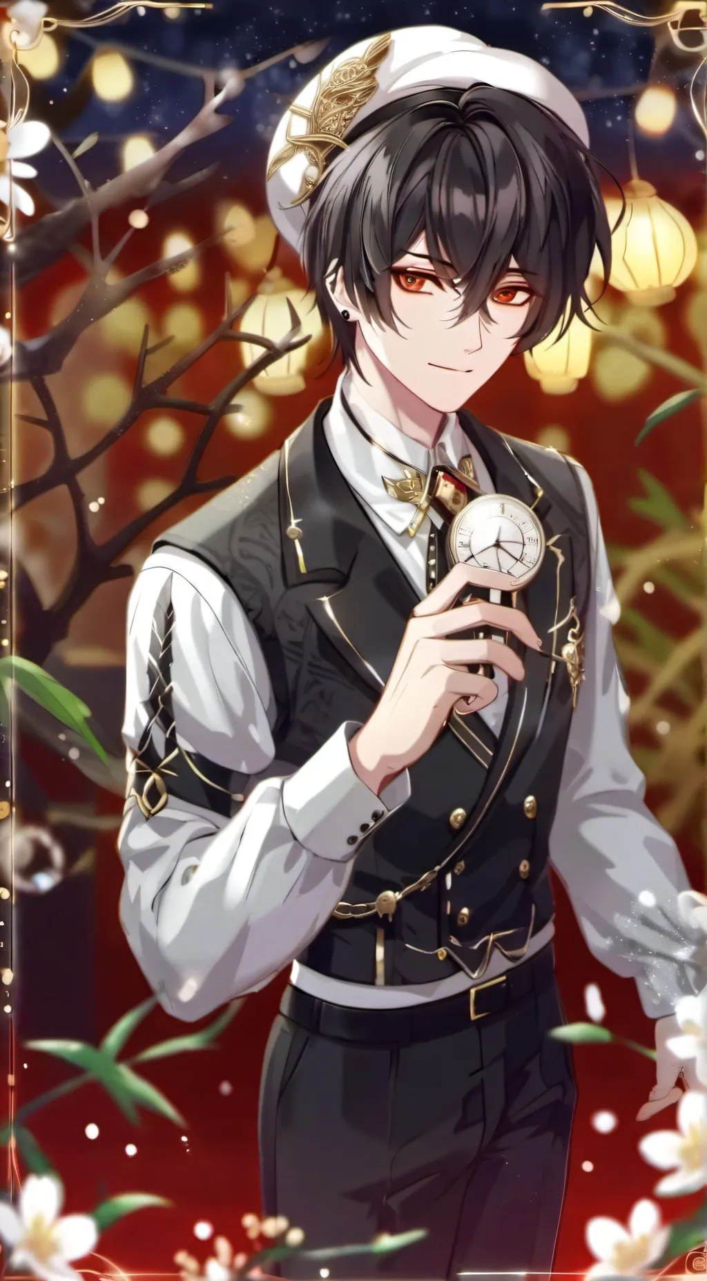 ai character: corrupted god  background