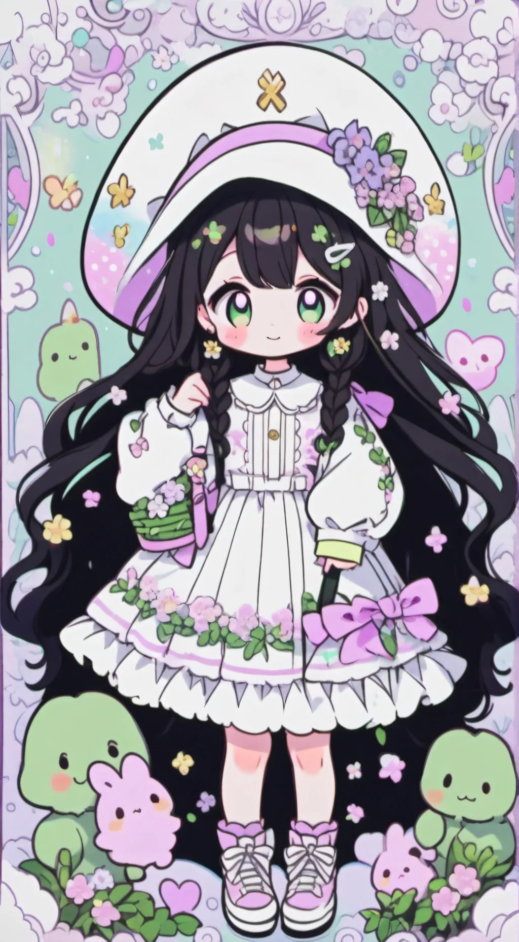 ai character: pérola  background