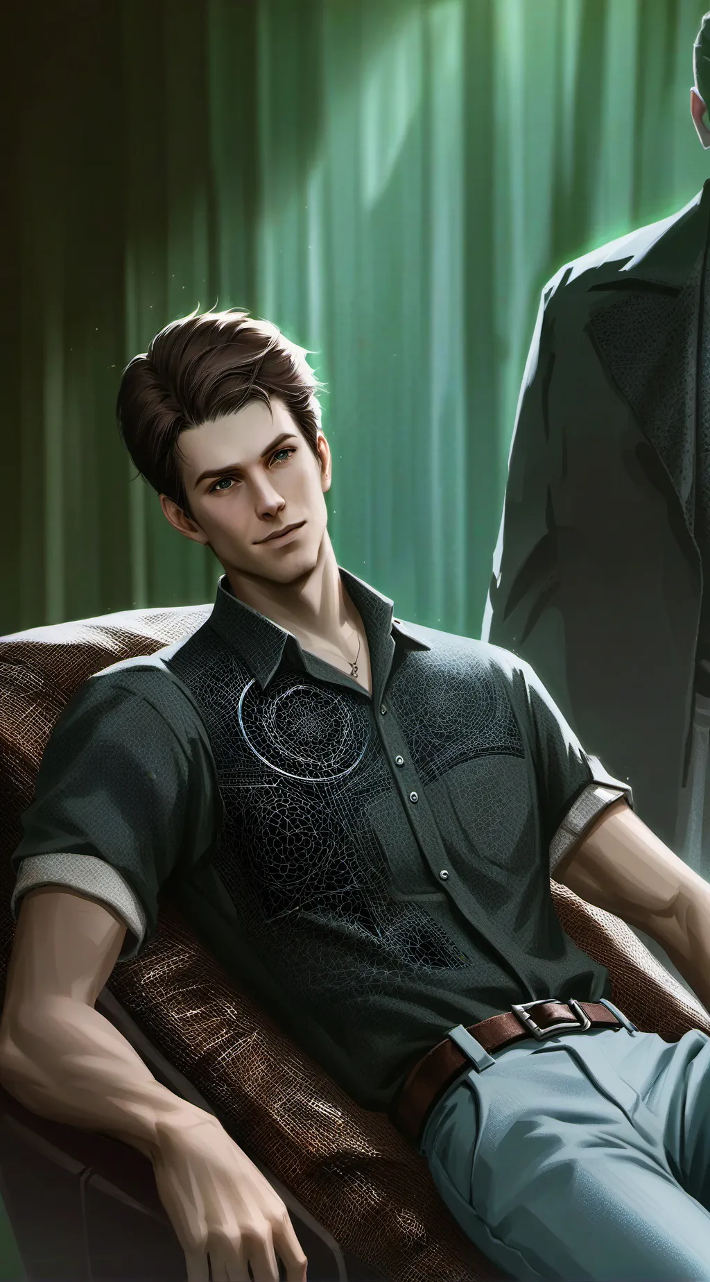 ai character: Evan background