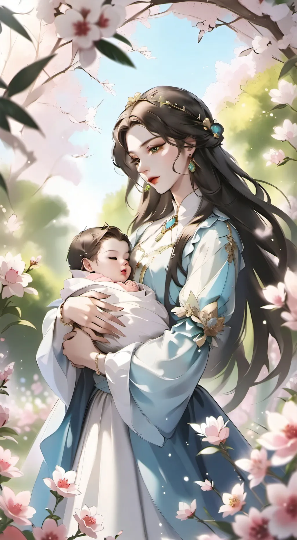 ai character: Akari background