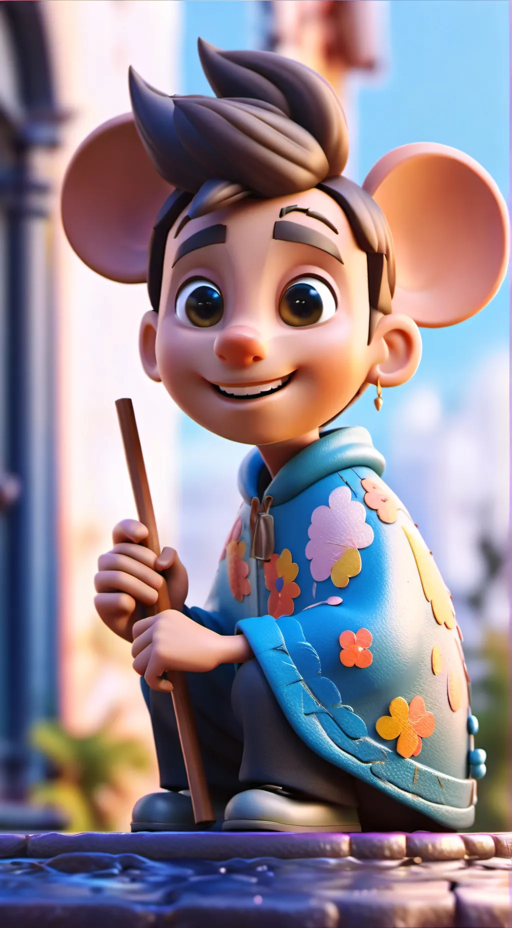 ai character: Aldileno. background