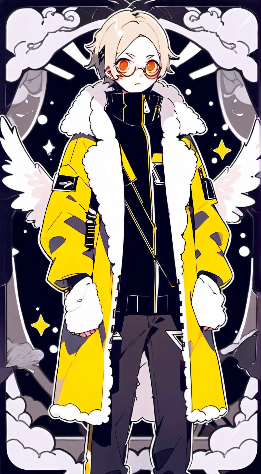 ai character: Cod (Monster Au) background