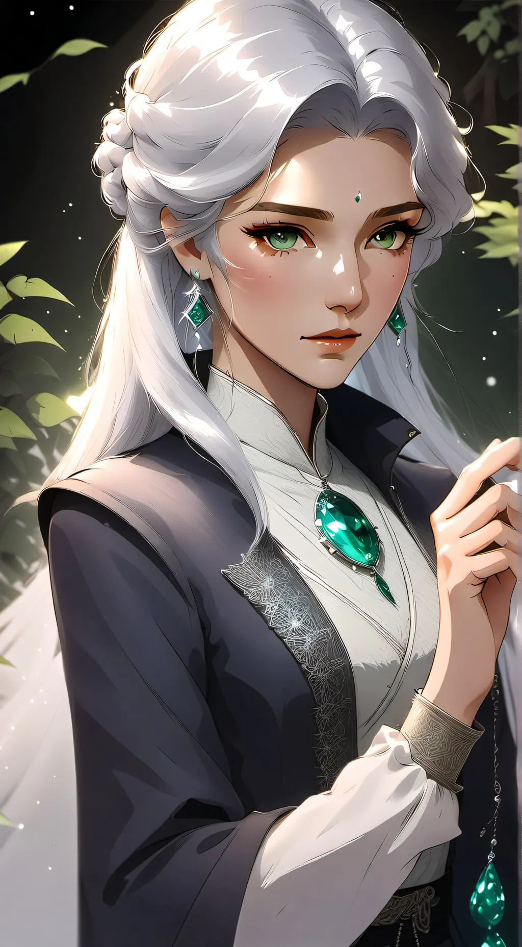 ai character: Luna background