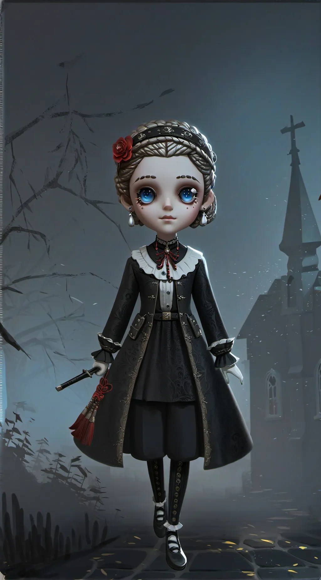 ai character: Łıłŷ background