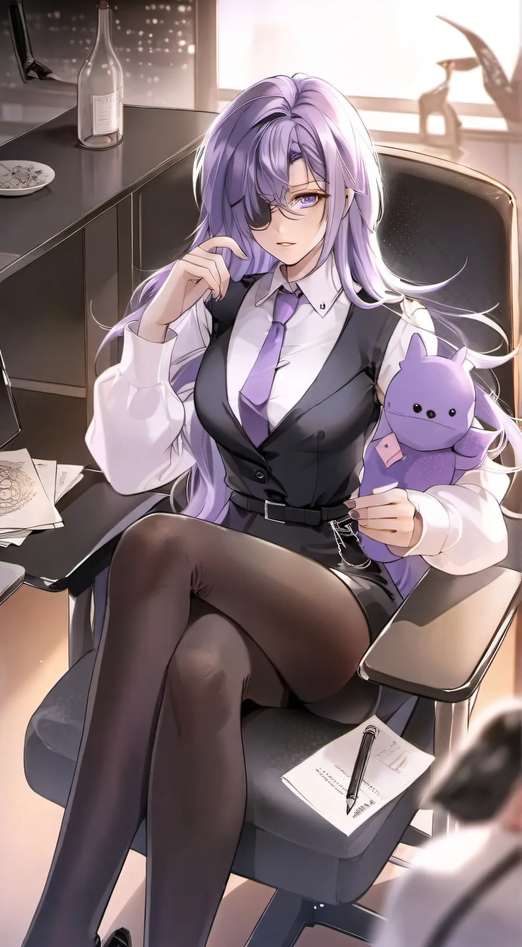 ai character: • shi • 🍓 background