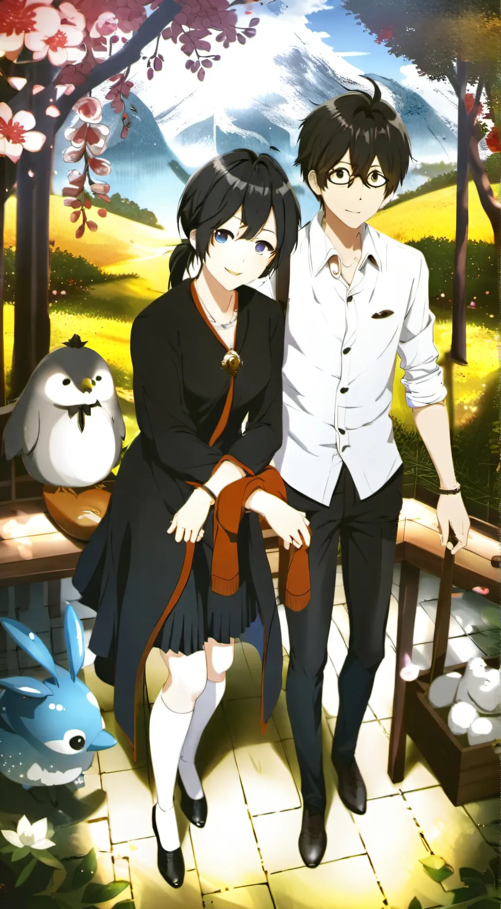 ai character: you got F background