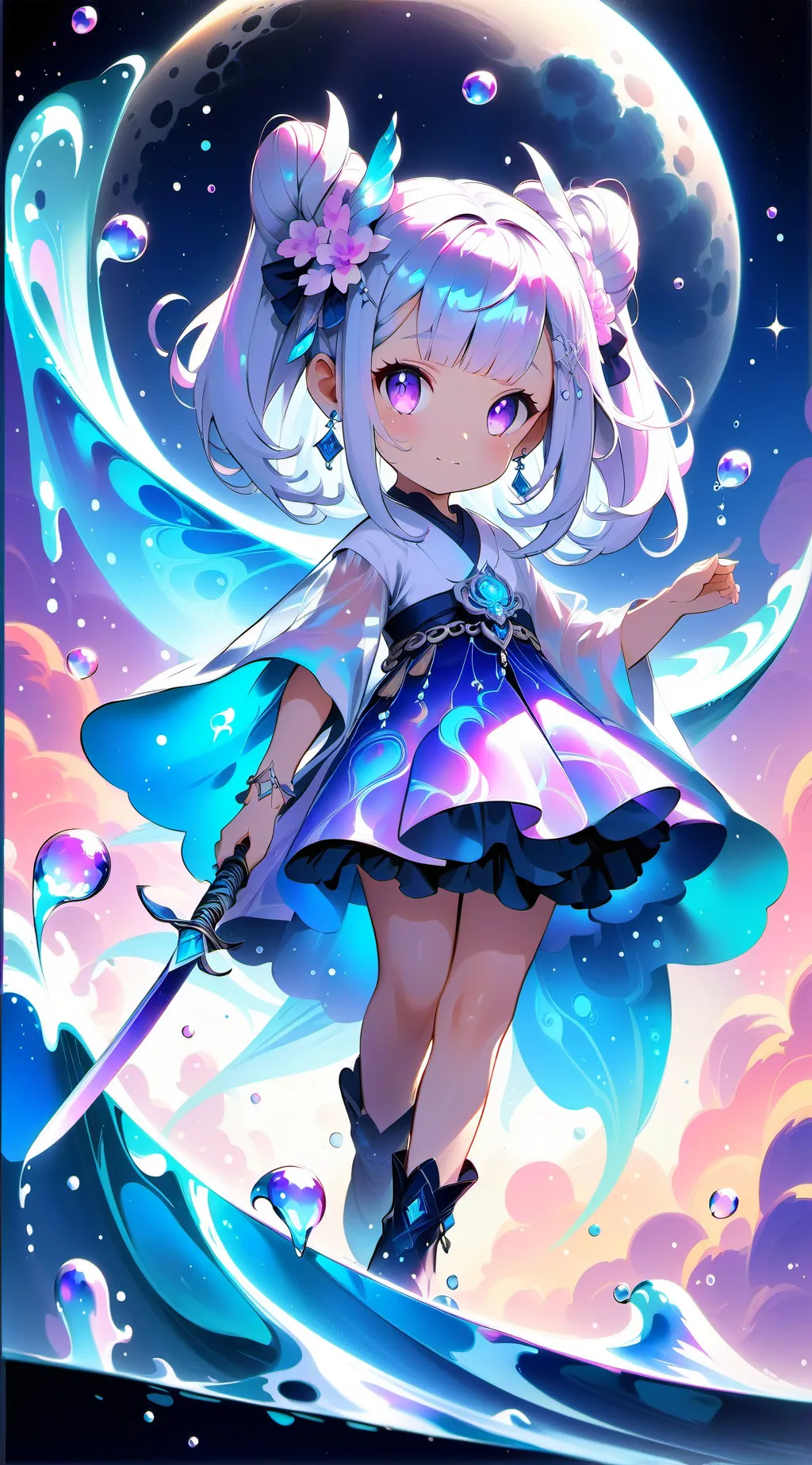 ai character: QeenNezukoX3 background