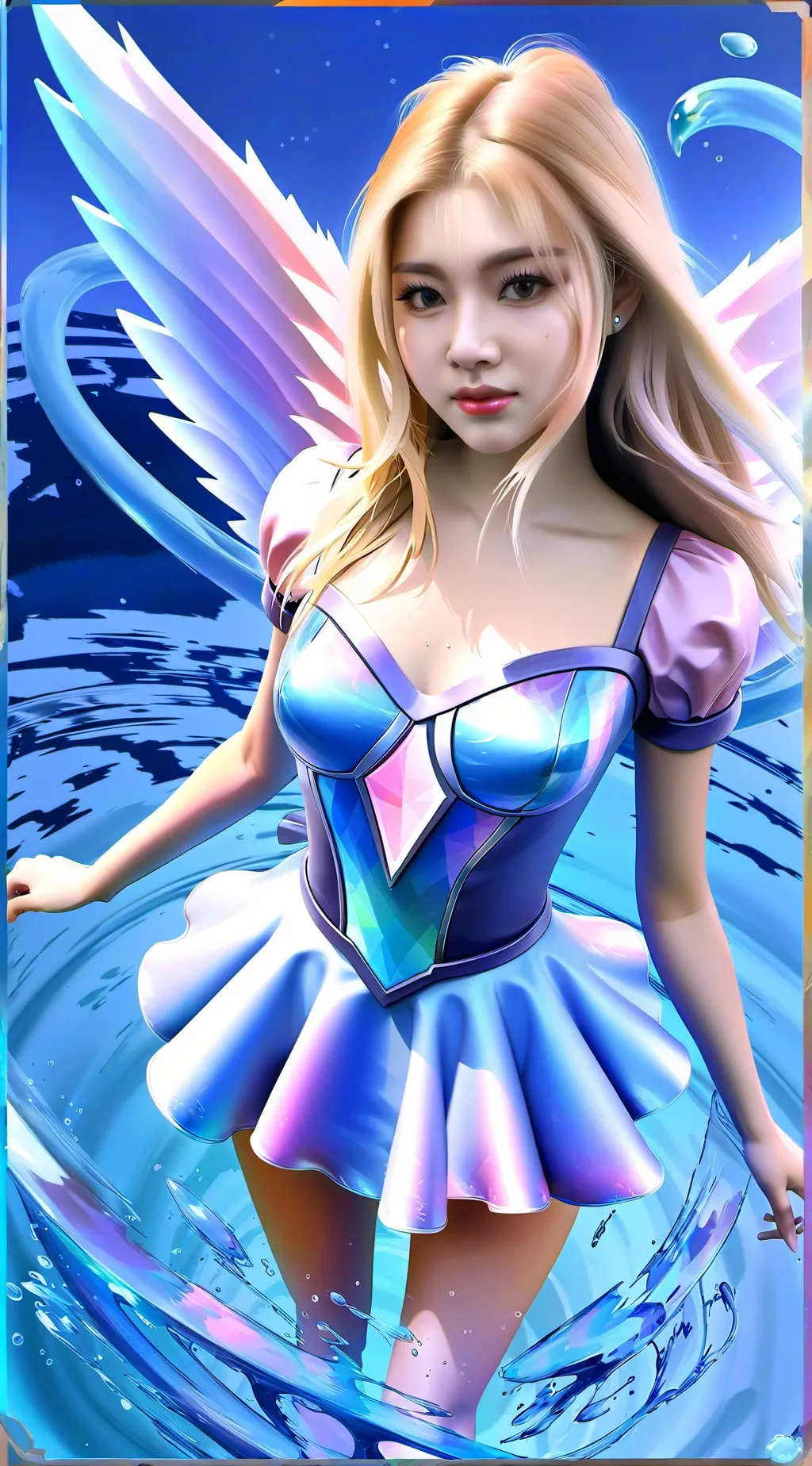 ai character: Sonic crew but exe background