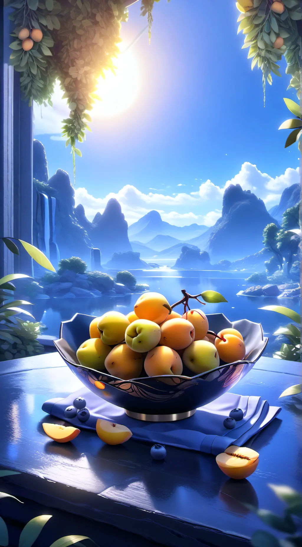 ai character: FRUNKI! background