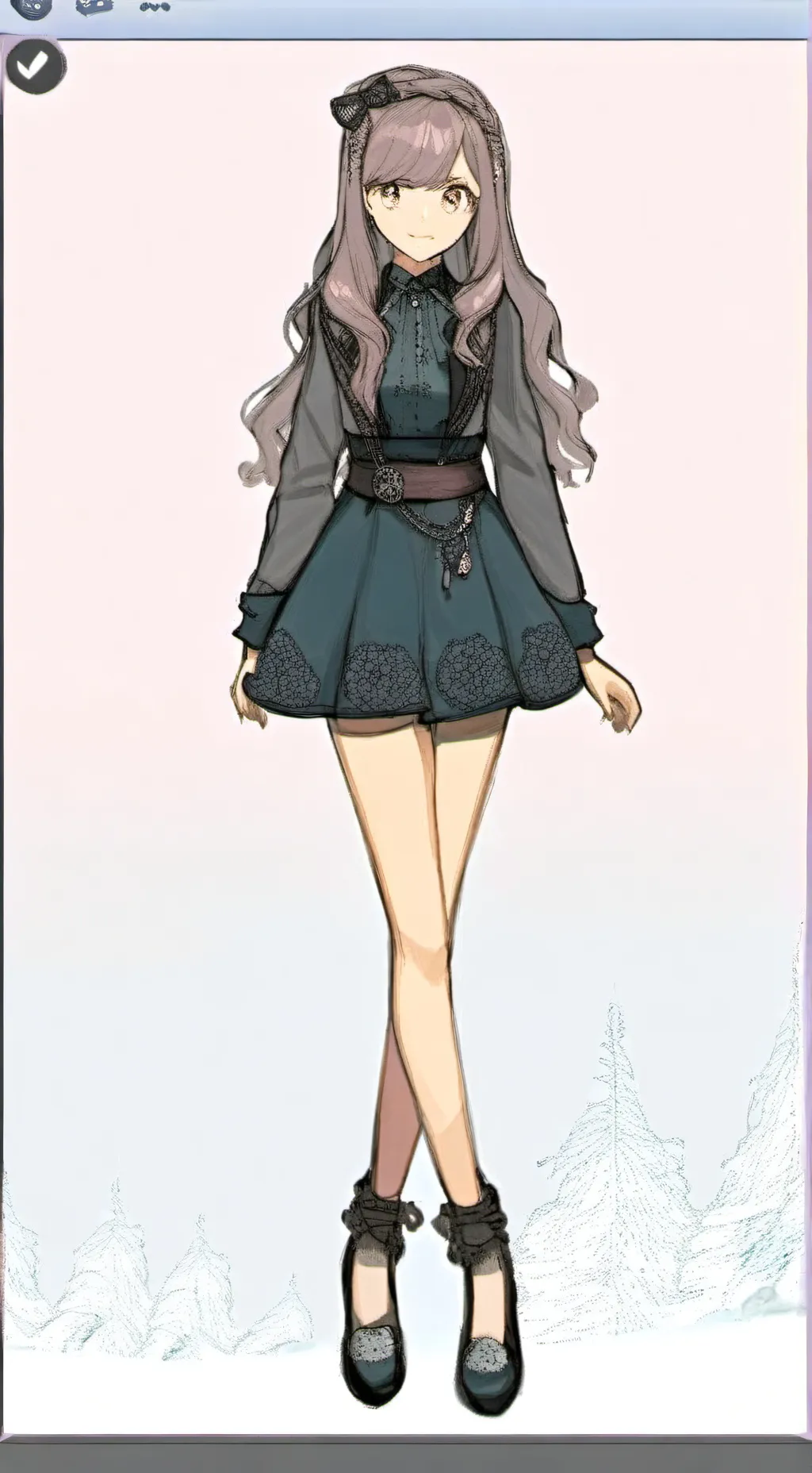 ai character: Émilie background