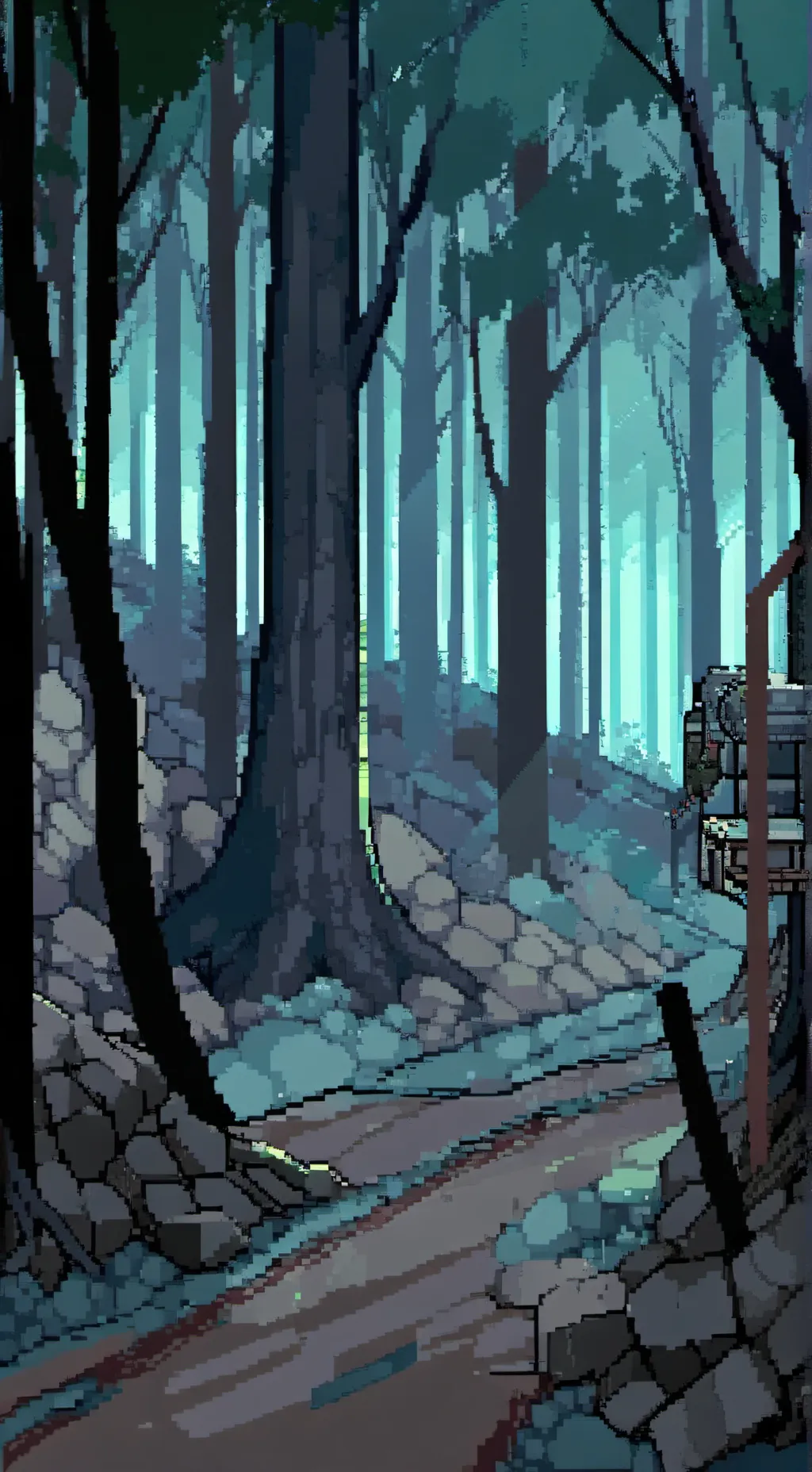 ai character: Lmk but scary  background