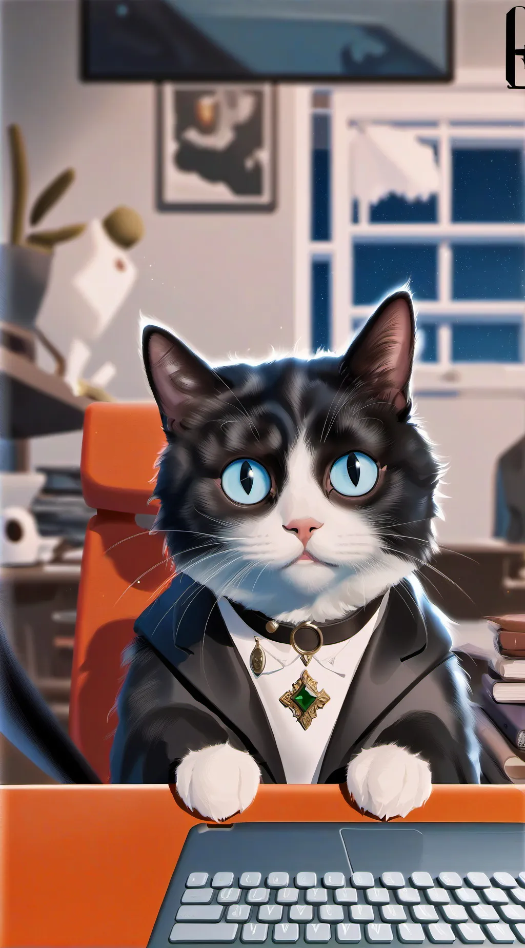 ai character: Führer Mittens background