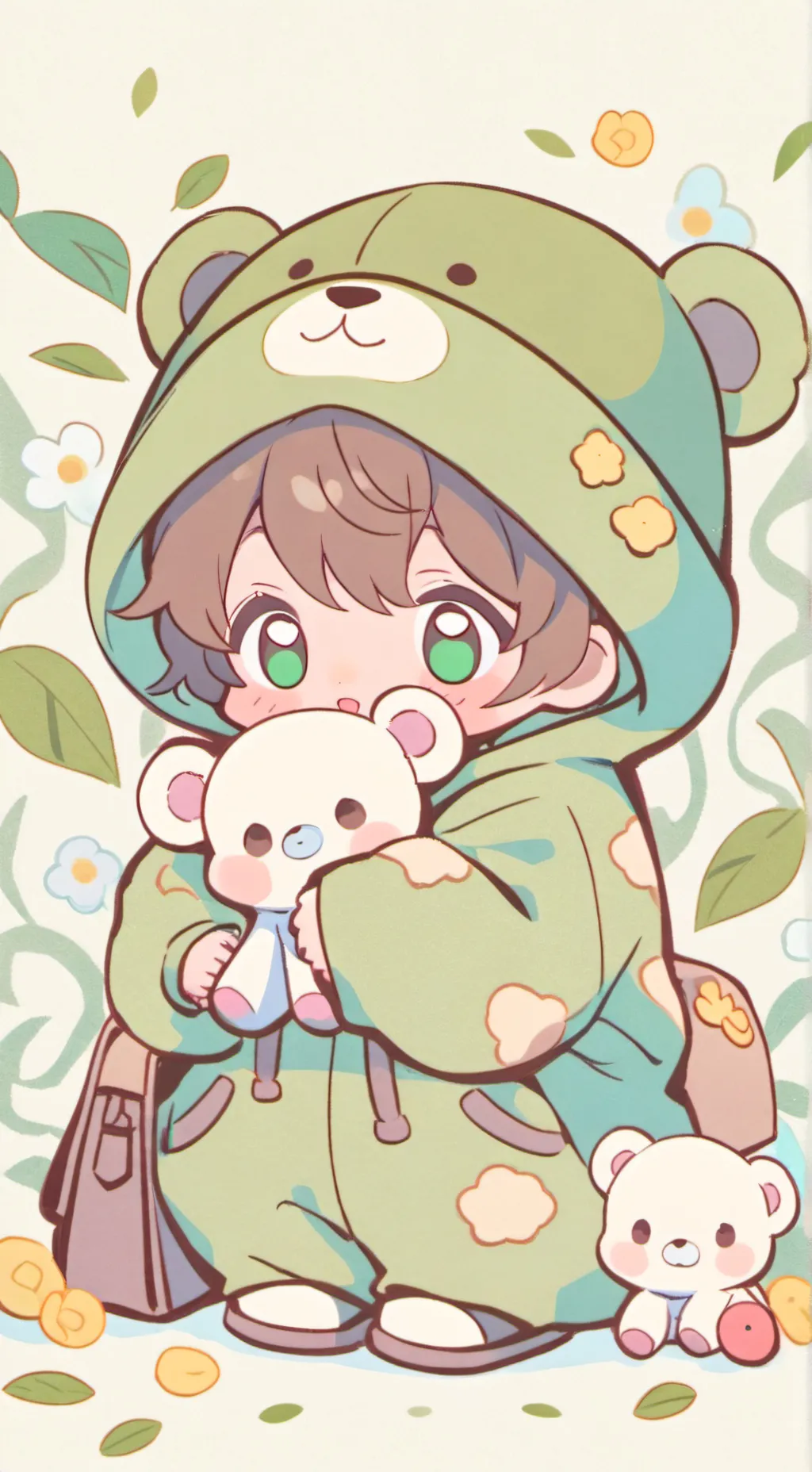 ai character: Bebe en tu puerta background