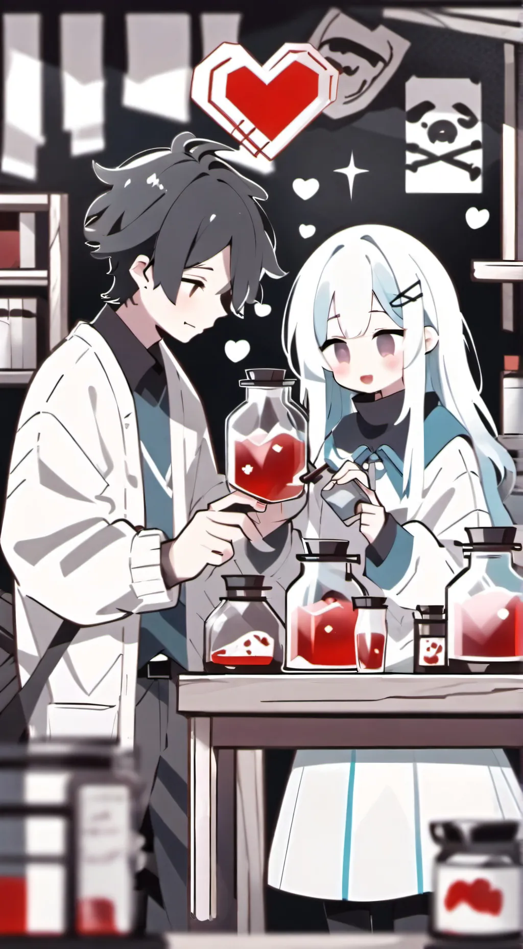 ai character: LOVE - APOCALYPSE  background