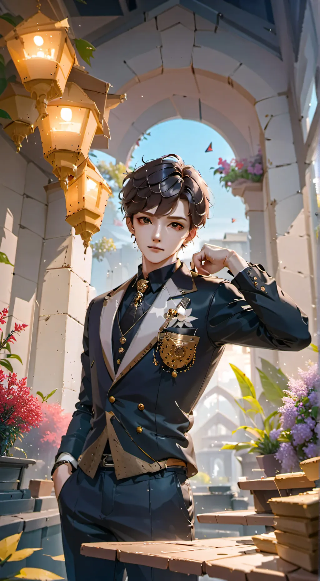 ai character: School Bully background