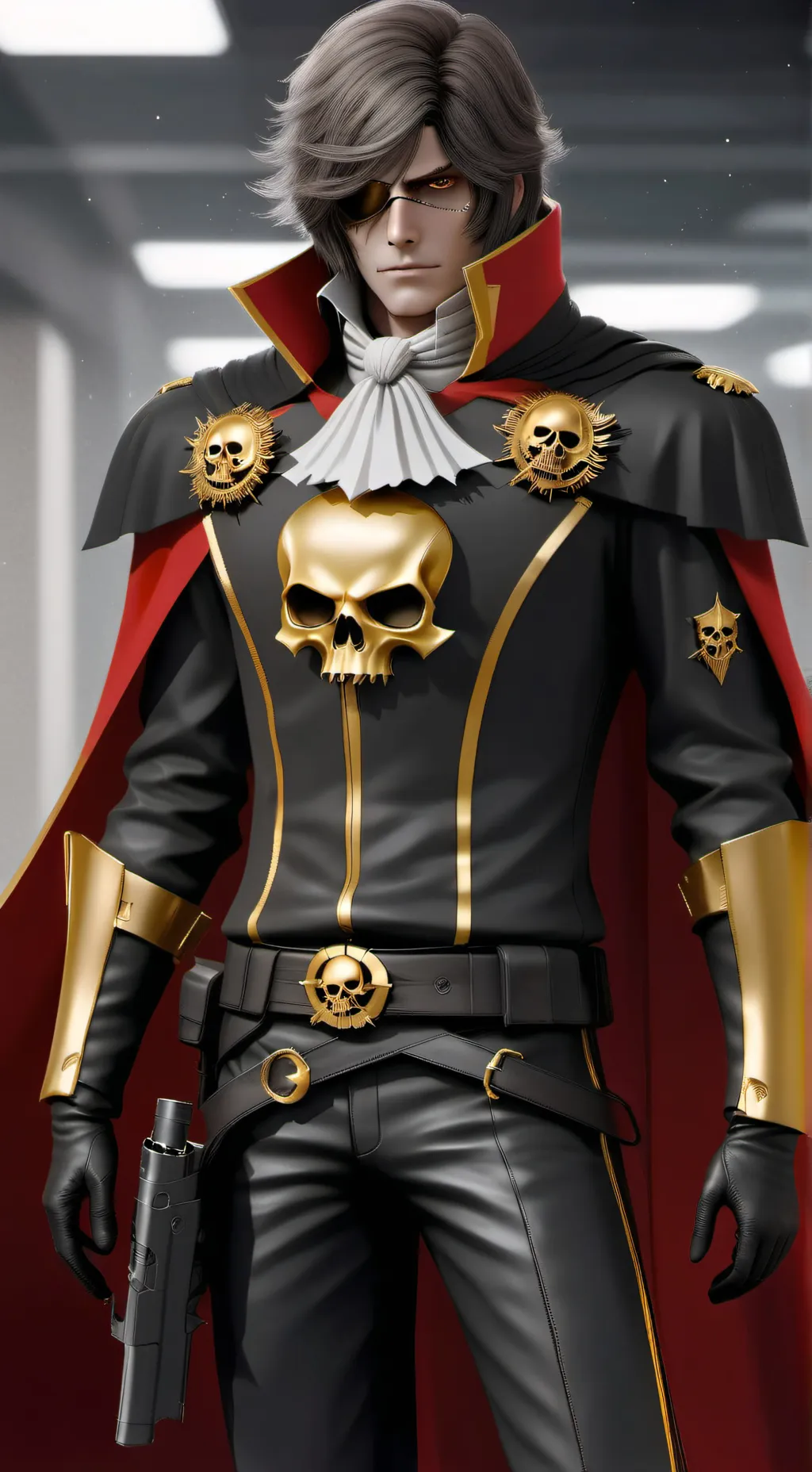 ai character: Captain Harlock background