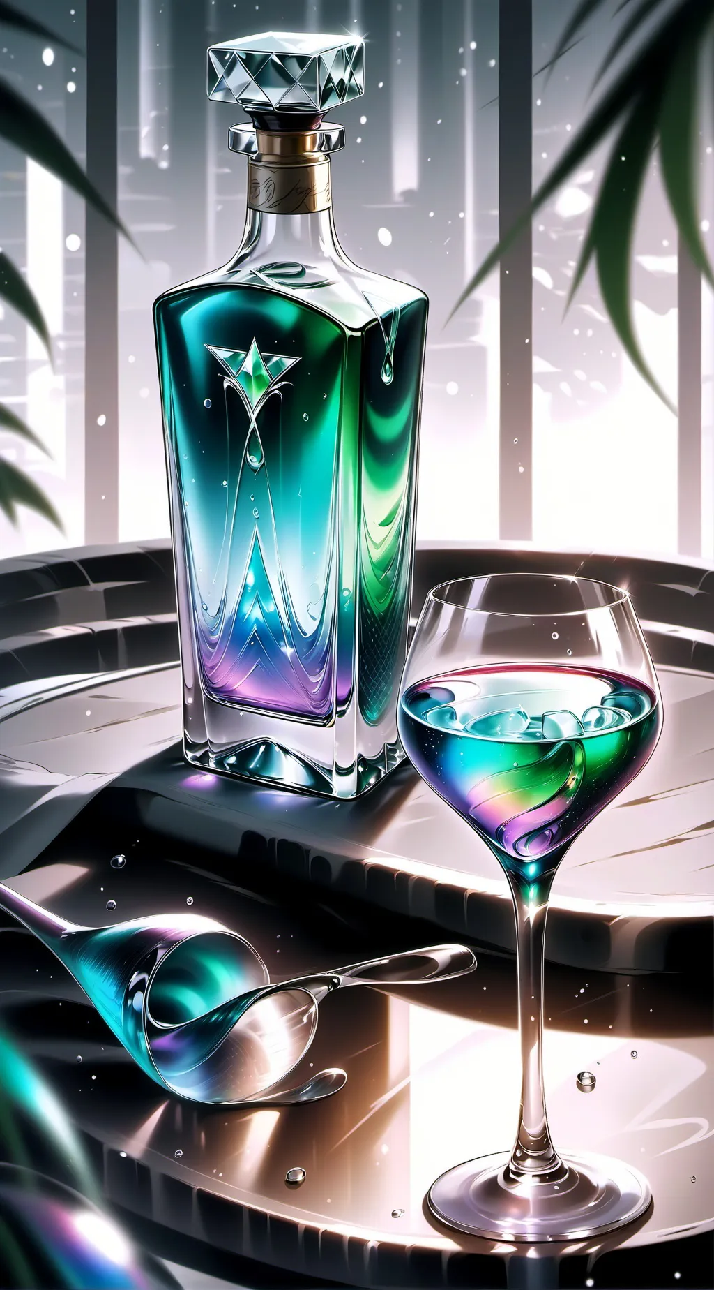 ai character: Hogwarts drinking background