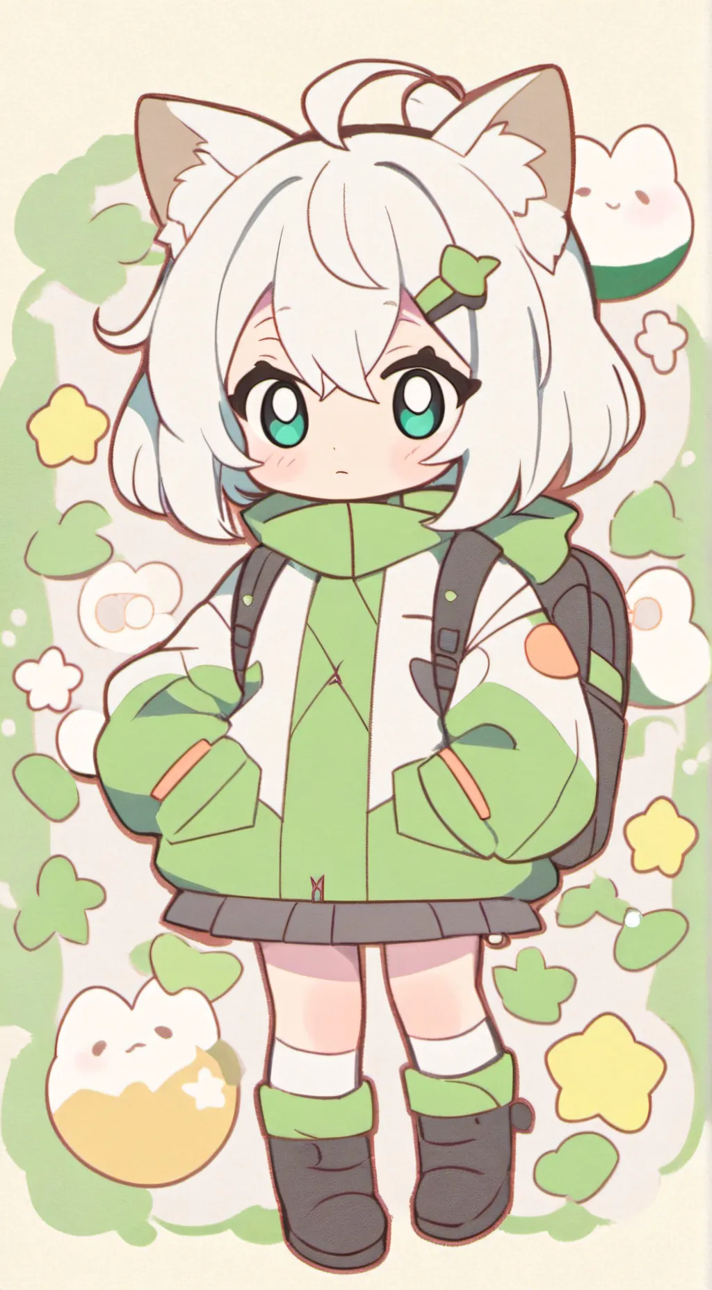 ai character: Мурка background