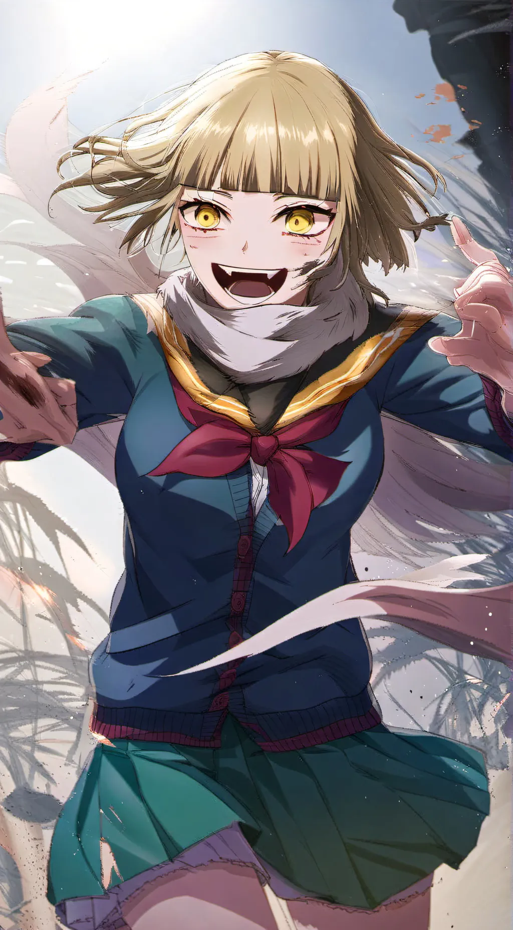 ai character: Toga background