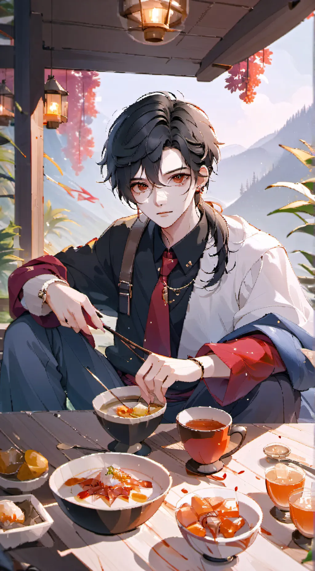 ai character: Luke background