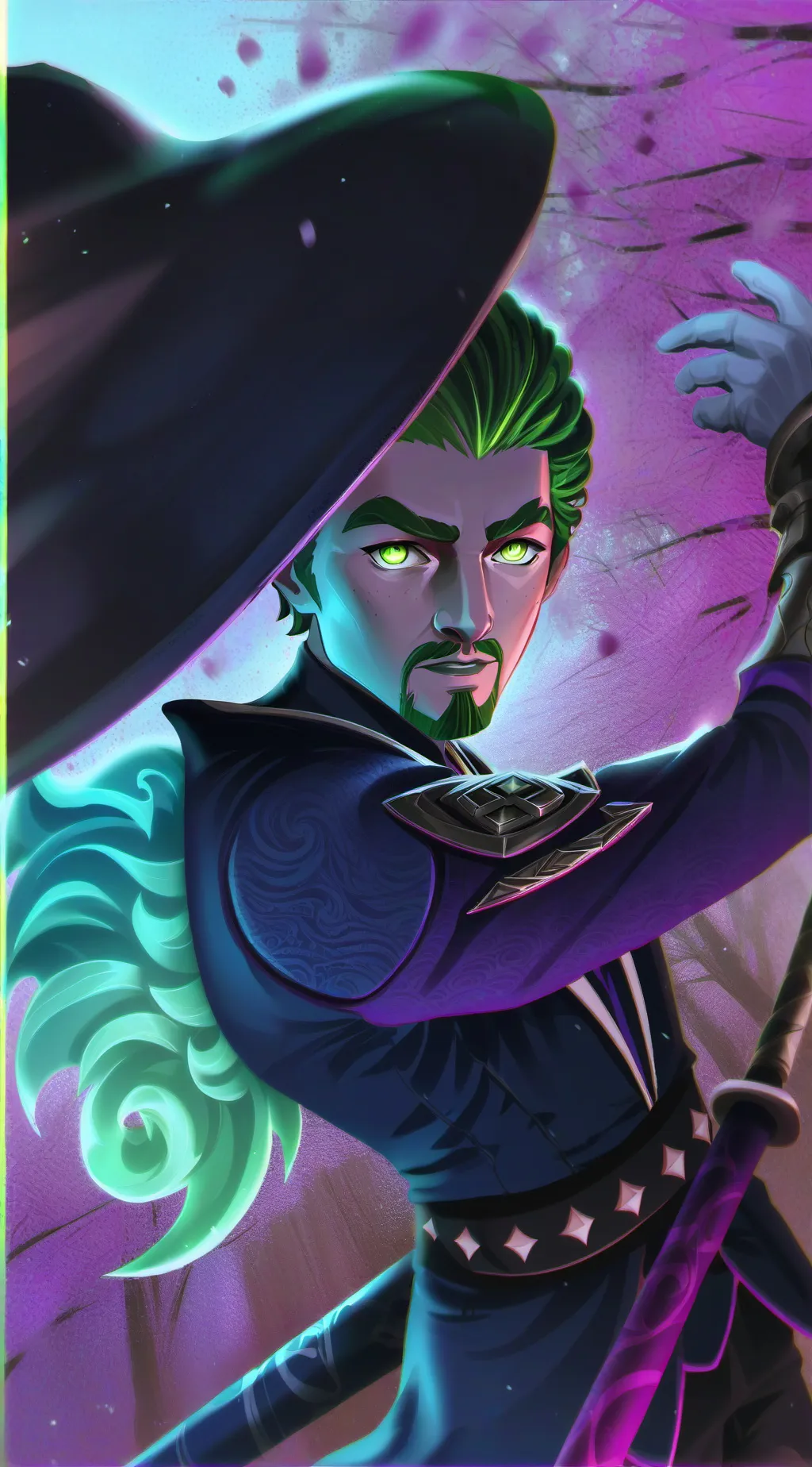 ai character: leo background