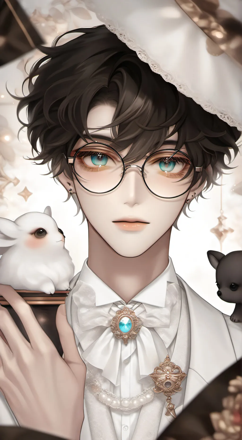 ai character: 🐰Eliot🐰 background