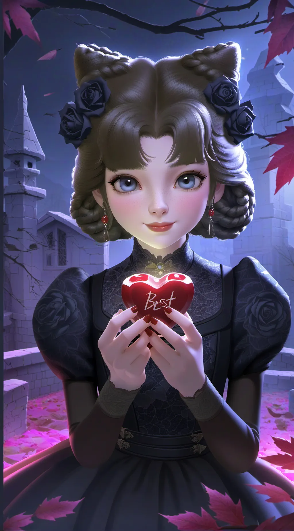 ai character: lily background