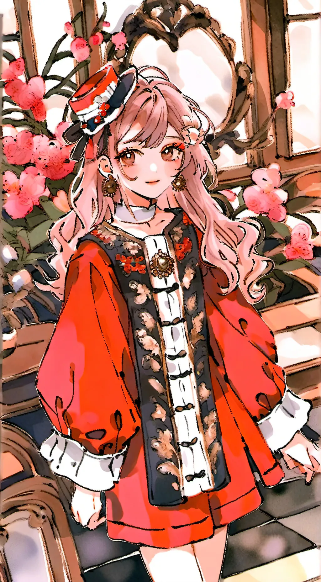 ai character: Paola  background